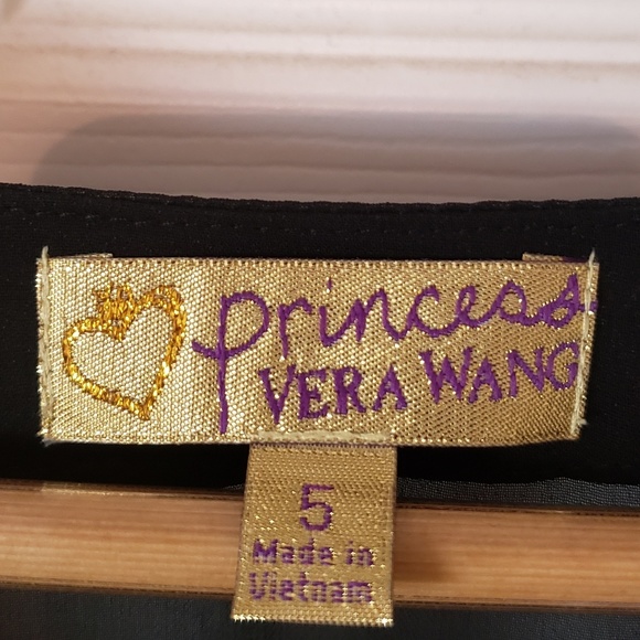 Princess Vera Wang Black Polka Jrs 5/Ladies Small - Picture 7 of 7